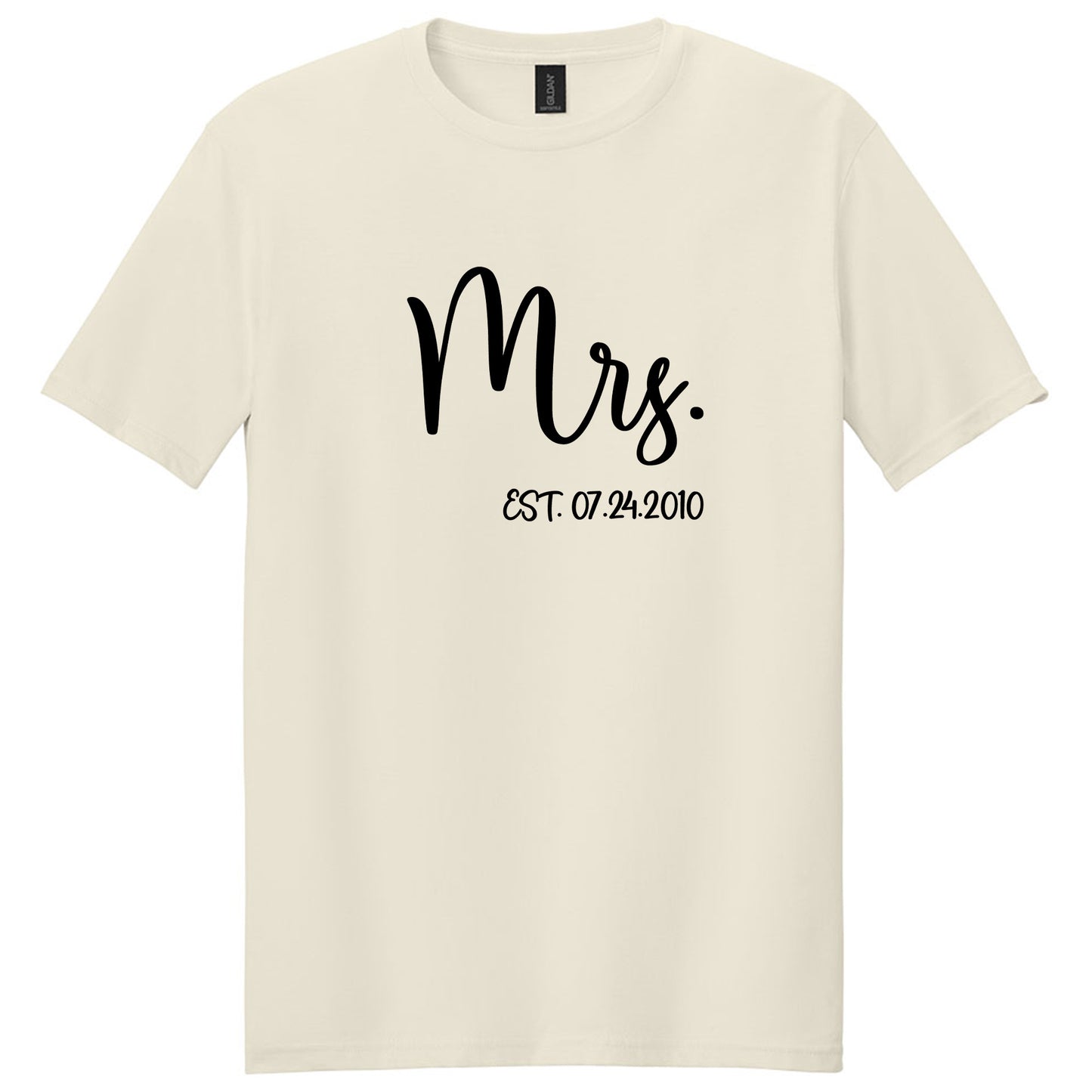 Custom Mr. and Mrs. Matching Wedding T-Shirts