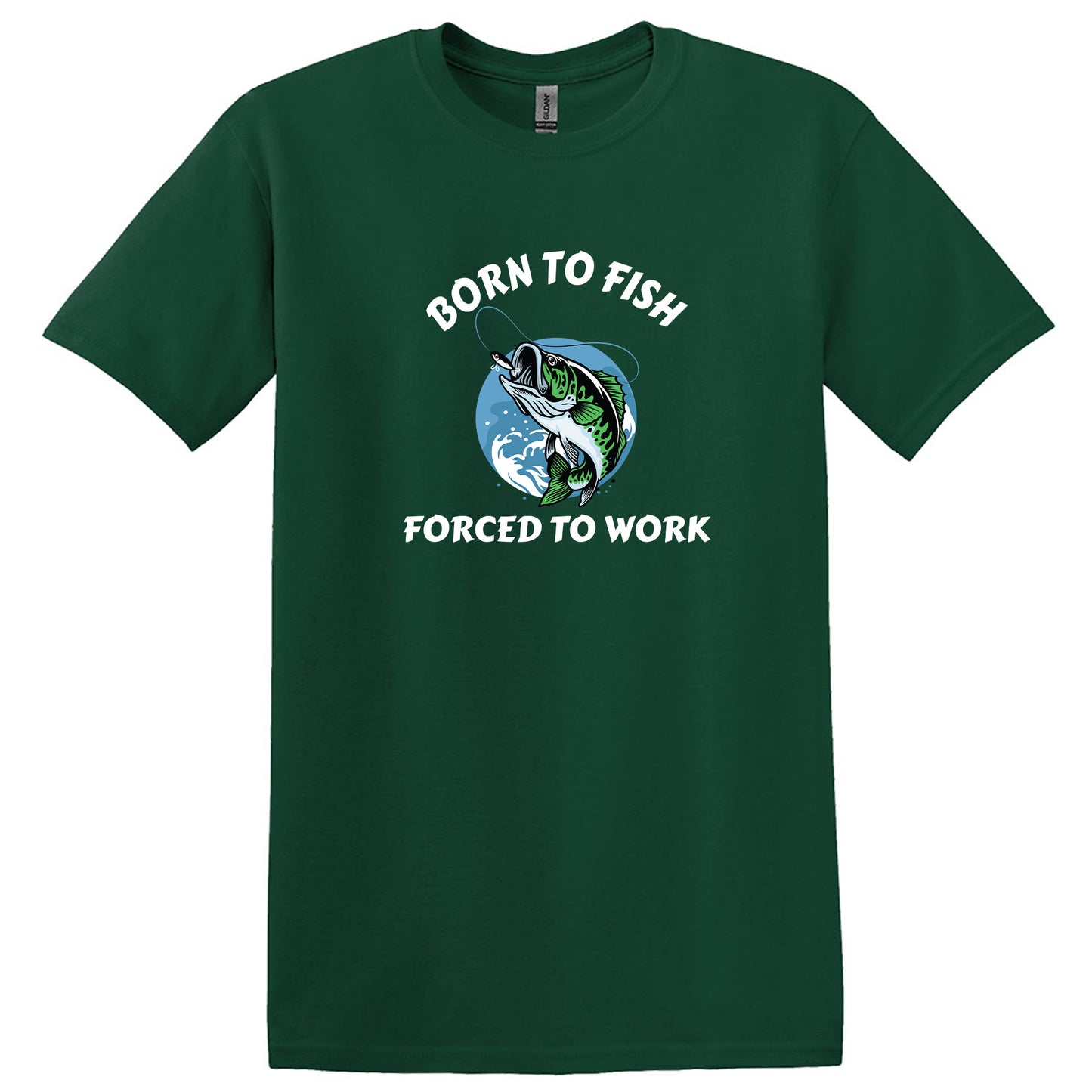 Born To Fish Forced To Work T-Shirt