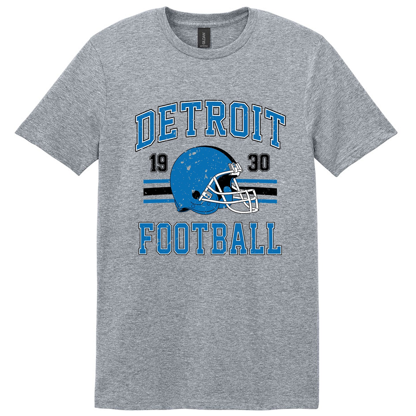 Detroit Football Retro Style Fan Shirts