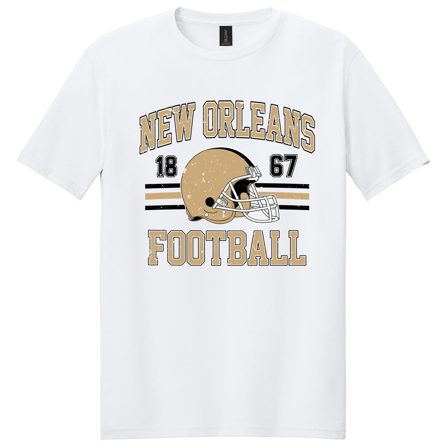 New Orleans Football Retro Style Fan Shirts