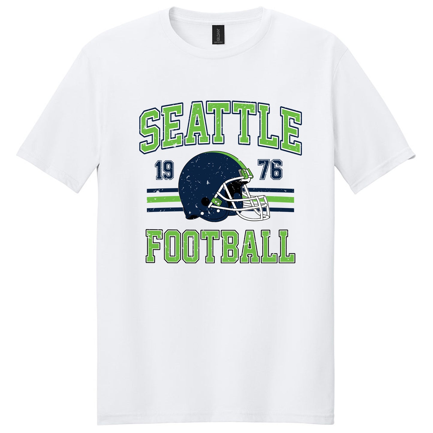 Seattle Football Retro Style Fan Shirts