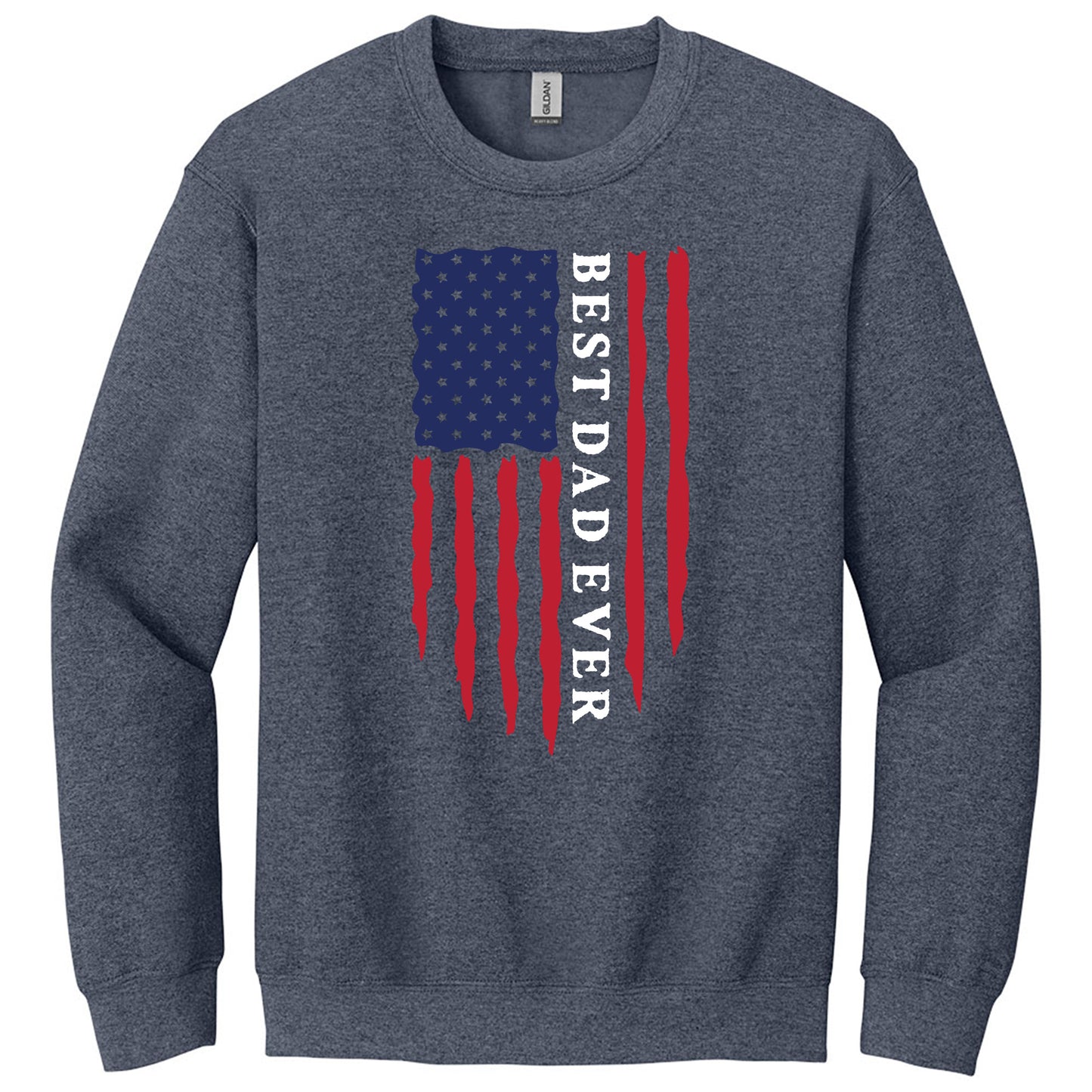 Best Dad / Grandpa Ever Father's Day American Flag Tshirt