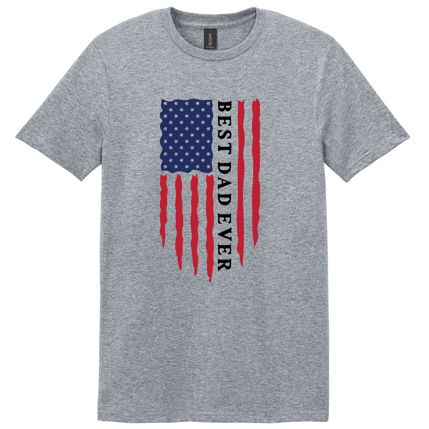 Best Dad / Grandpa Ever Father's Day American Flag Tshirt