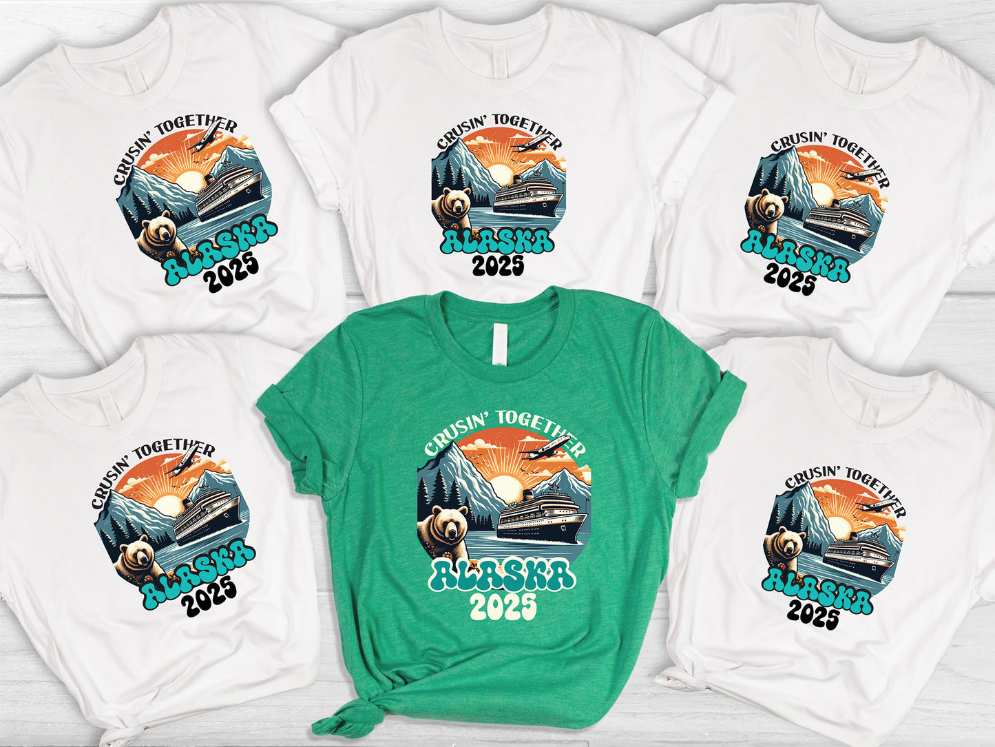 Alaska Cruise 2025 Family Matching Shirts and Sweatshirts