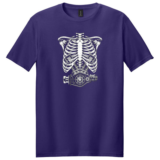 Gothic Skeleton Ribcage T-Shirt
