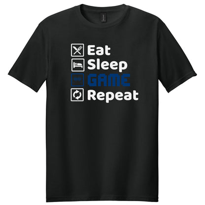 Eat Sleep Game Repeat Shirt