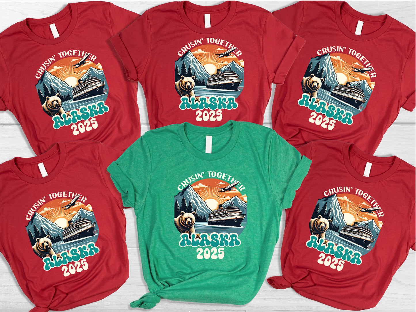 Alaska Cruise 2025 Family Matching Shirts and Sweatshirts