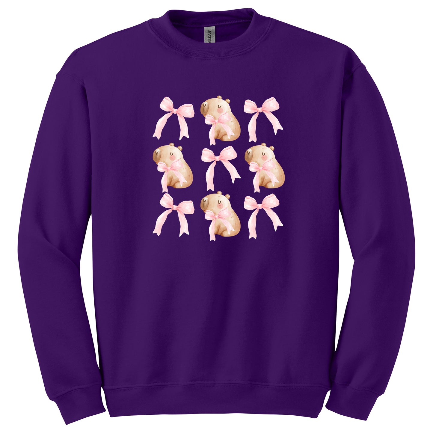 Cute Capybara with Pink Bows T-Shirt