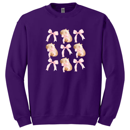 Cute Capybara with Pink Bows T-Shirt