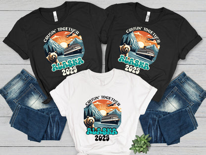 Alaska Cruise 2025 Family Matching Shirts and Sweatshirts