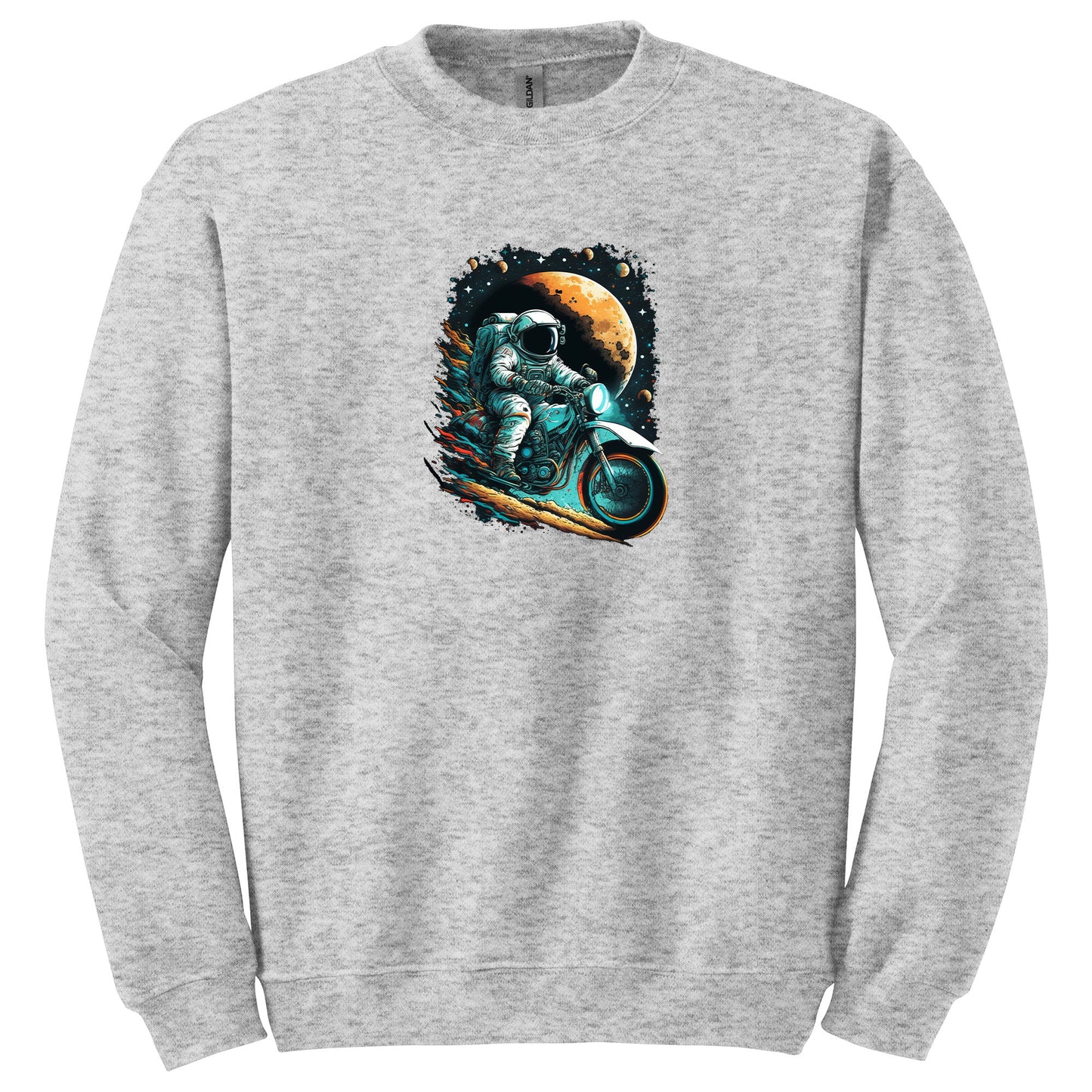 Astronaut Riding Motorcycle T-Shirt