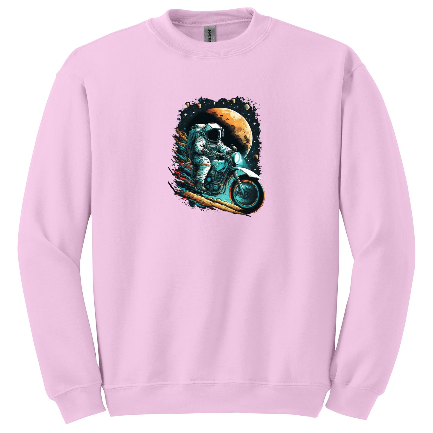 Astronaut Riding Motorcycle T-Shirt