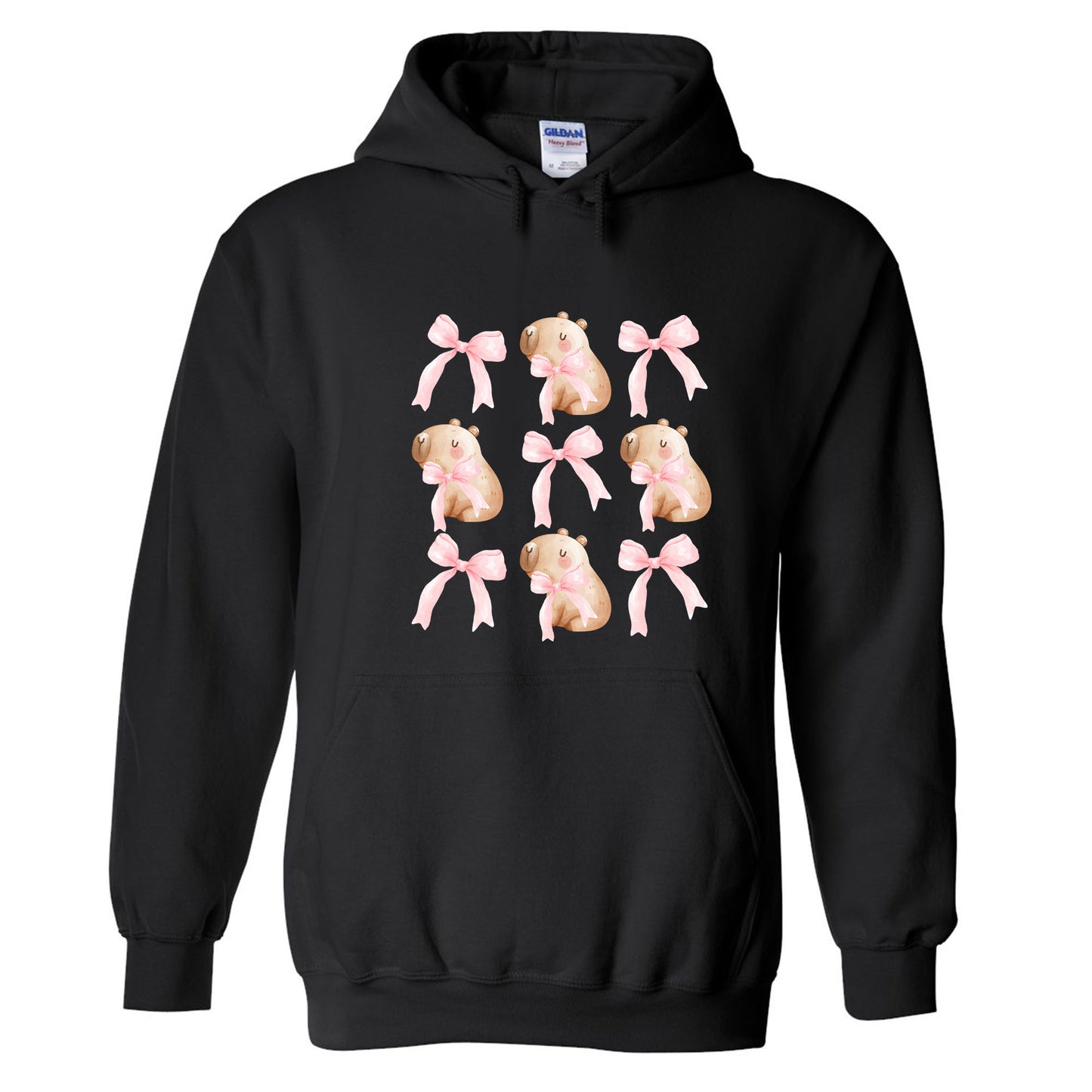 Cute Capybara with Pink Bows T-Shirt