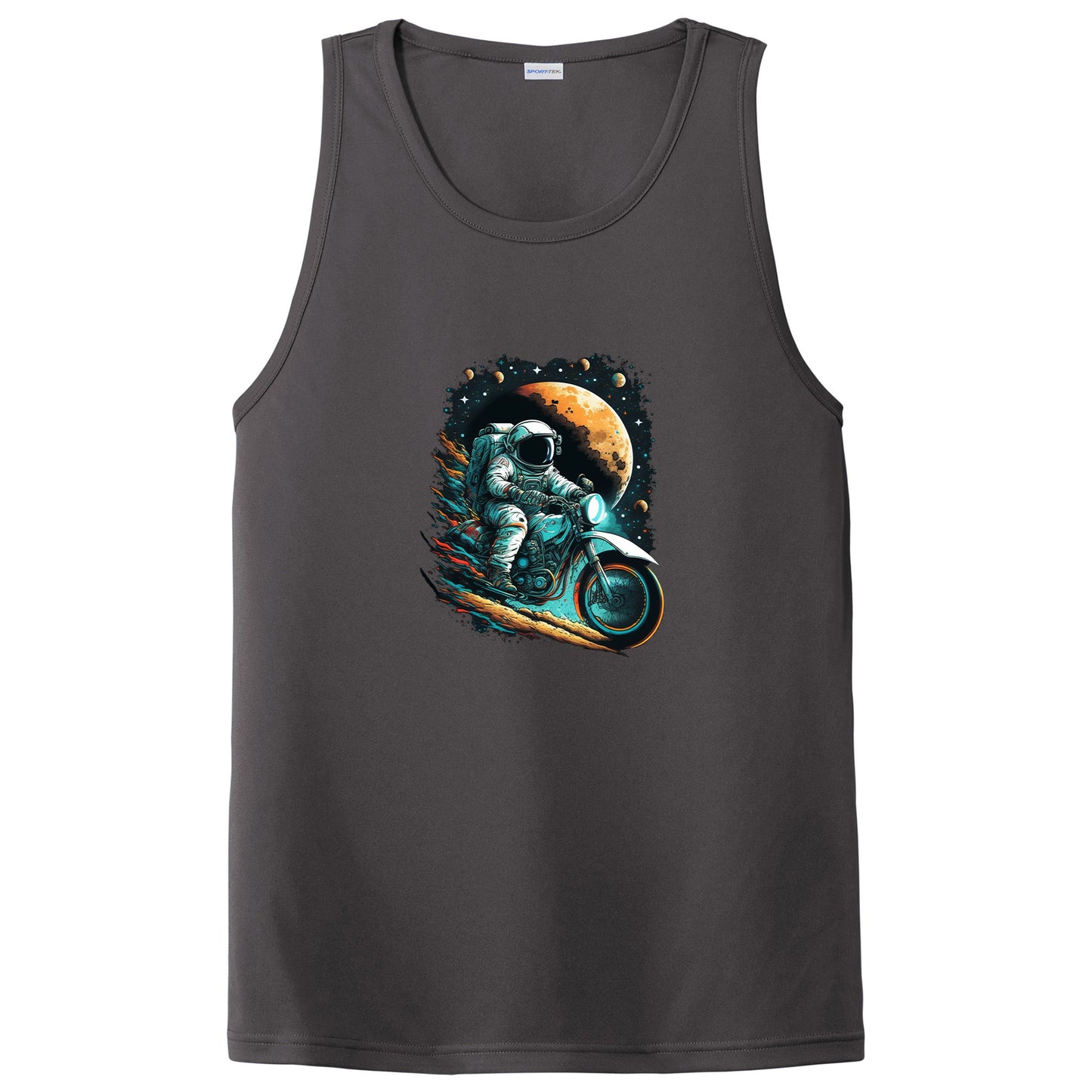 Astronaut Riding Motorcycle T-Shirt
