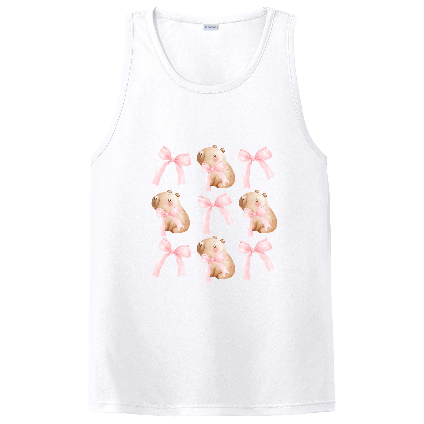 Cute Capybara with Pink Bows T-Shirt