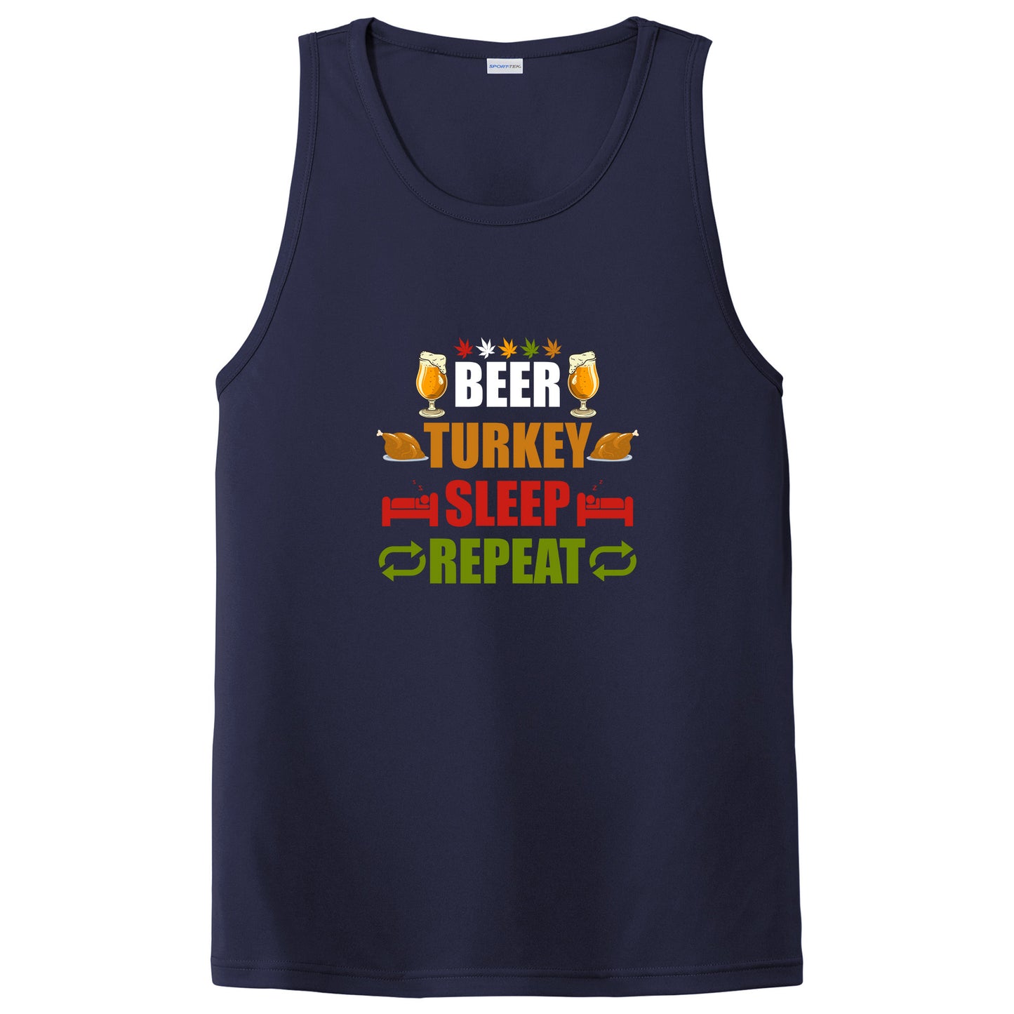 Beer Turkey, Sleep, Repeat Thanksgiving Shirt