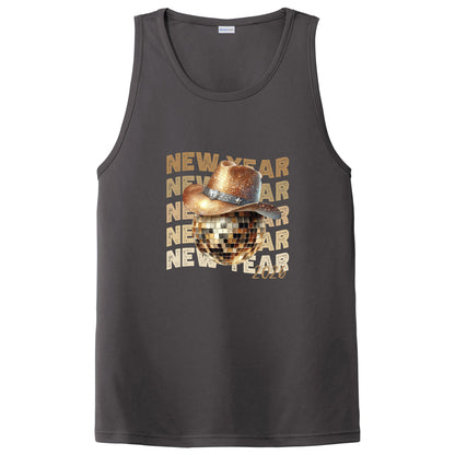 Disco Ball Cowboy Hat New Year Shirt