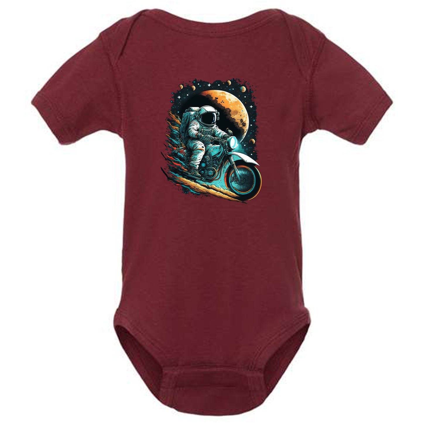 Astronaut Riding Motorcycle T-Shirt