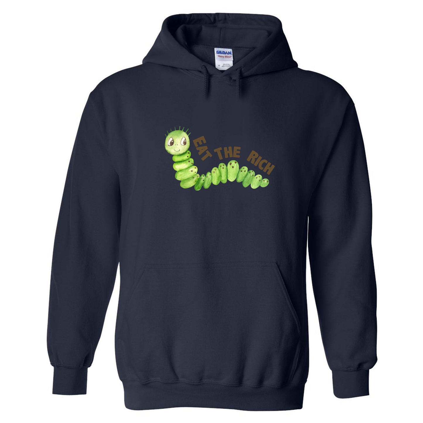 Eat The Rich Caterpillar Funny Weekend T-Shirt