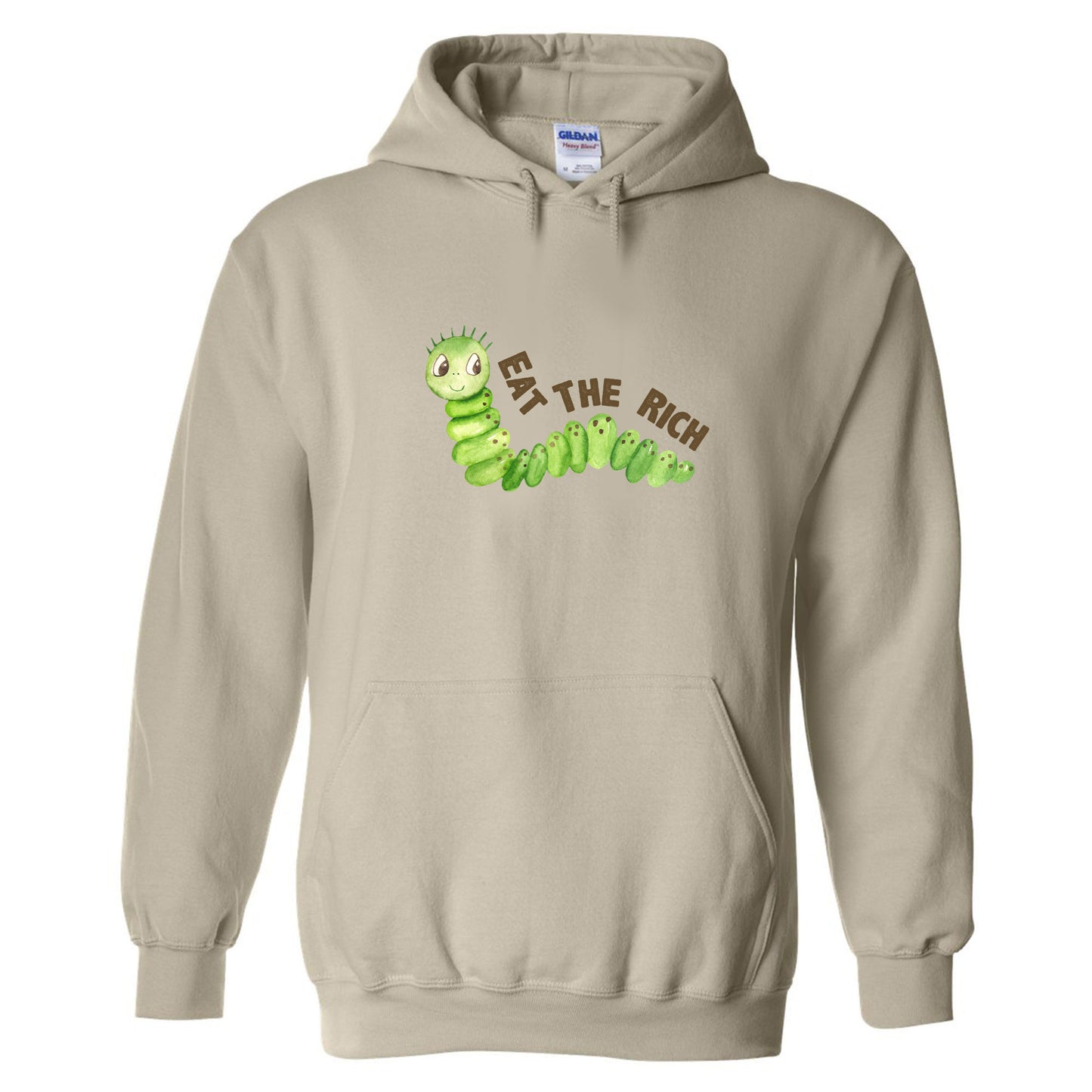 Eat The Rich Caterpillar Funny Weekend T-Shirt