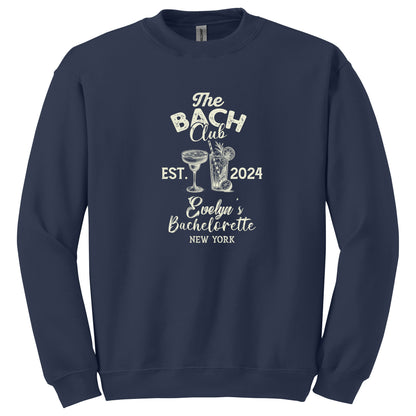 The Bach Club Custom Bach Maid of Honor Bridesmaid Bachelorette Party Shirts
