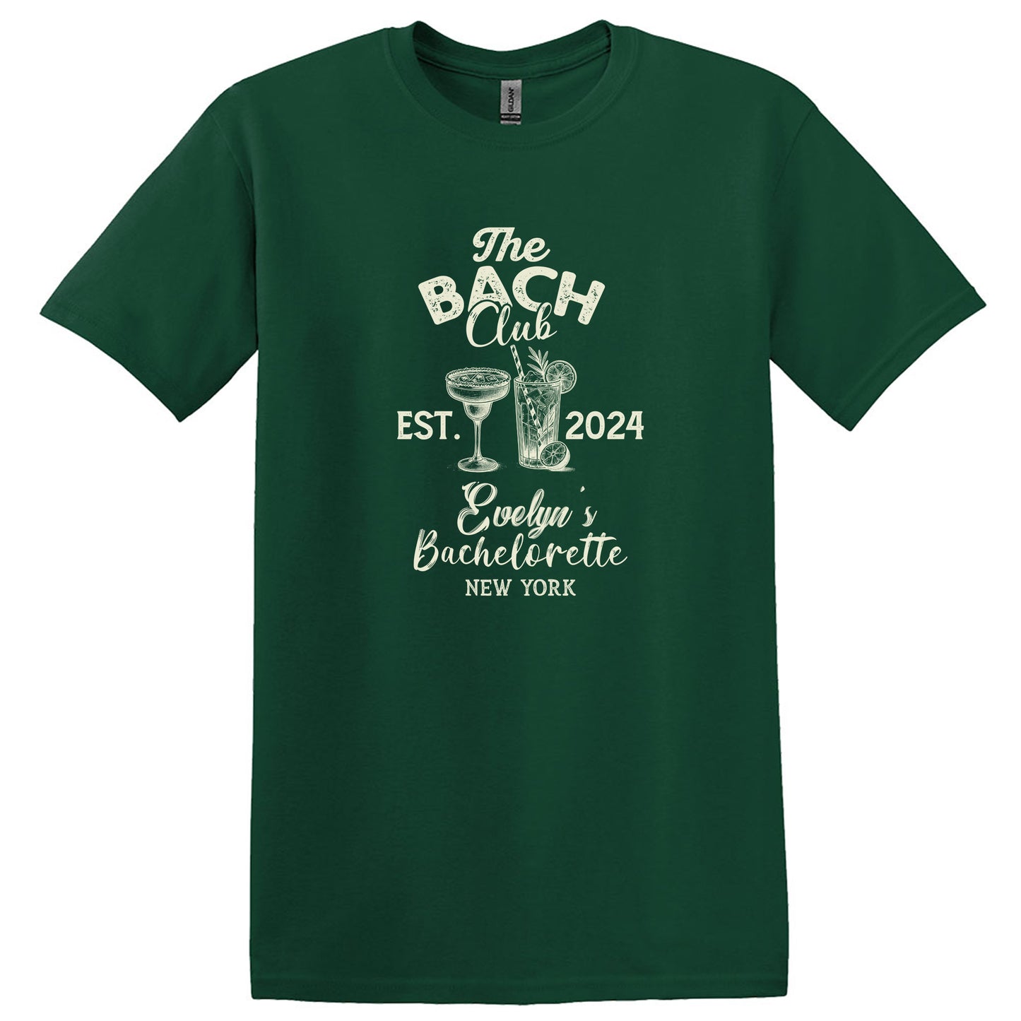 The Bach Club Custom Bach Maid of Honor Bridesmaid Bachelorette Party Shirts