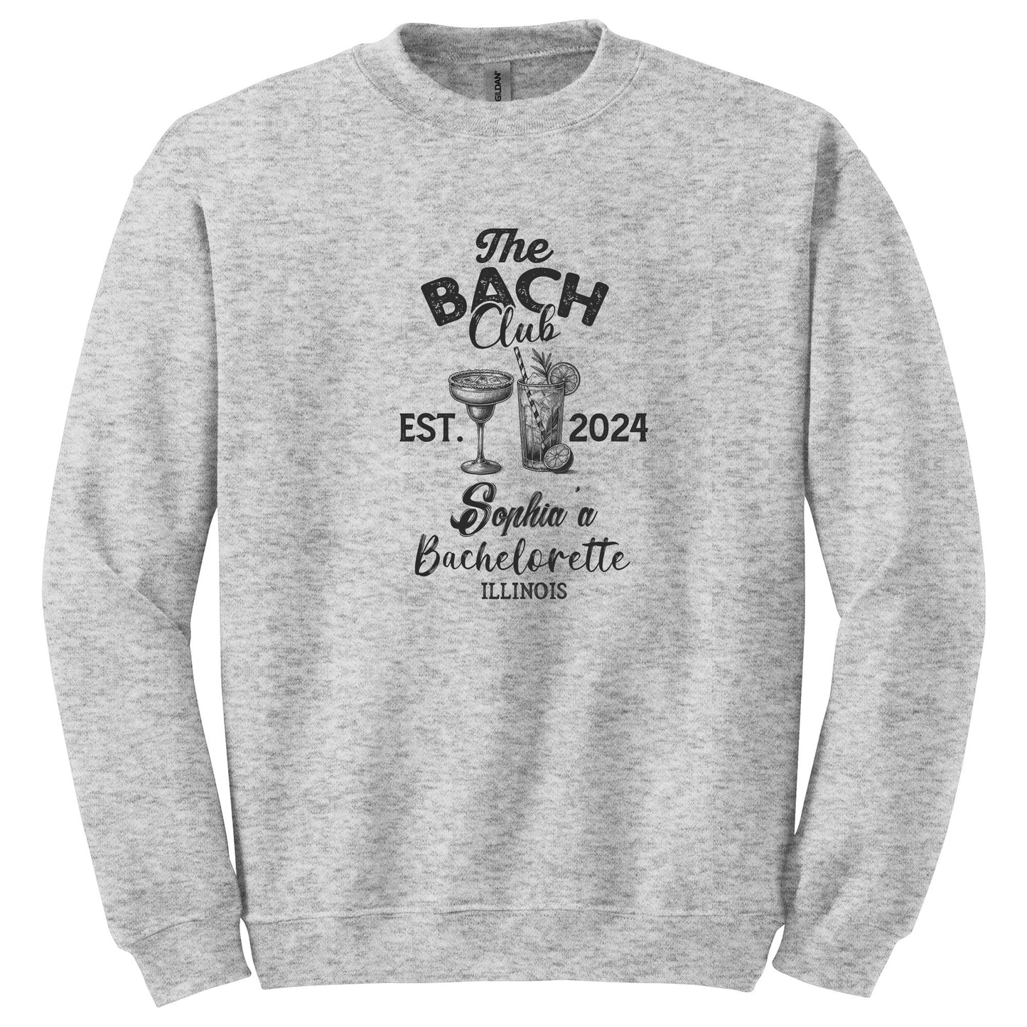 The Bach Club Custom Bach Maid of Honor Bridesmaid Bachelorette Party Shirts